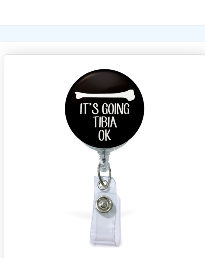 It’s Going TIBIA OK - Badge Reel