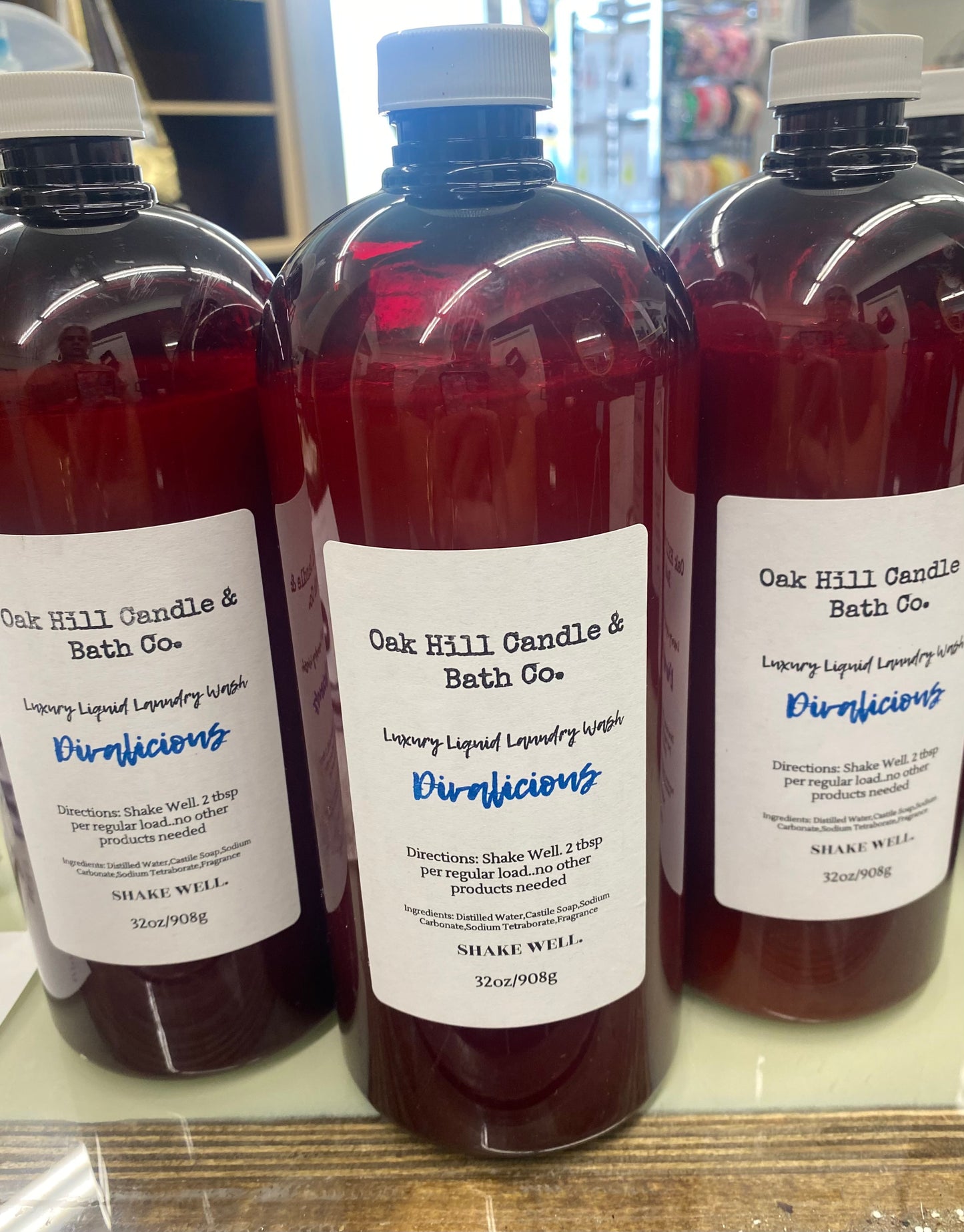 Luxury Liquid Laundry Wash 32 oz. - Oak Hill Candle & Bath Co.