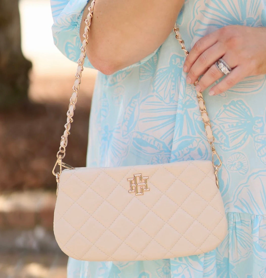 Livi Crossbody Cream Quilted - Caroline Hill