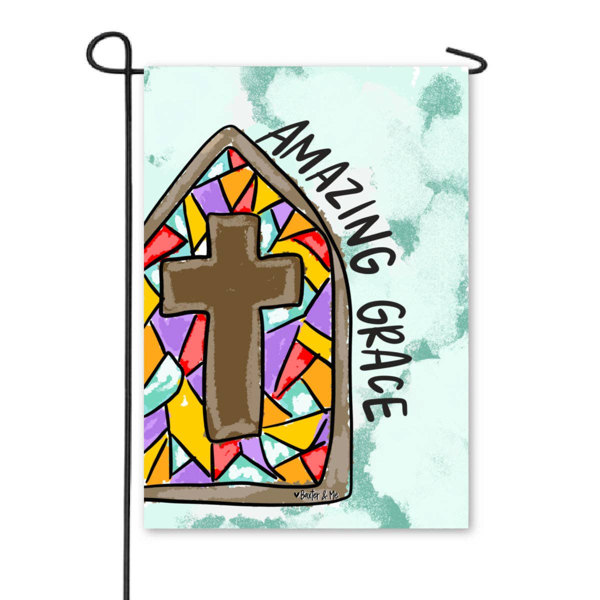 Amazing Grace Garden Flag - Baxter & Me