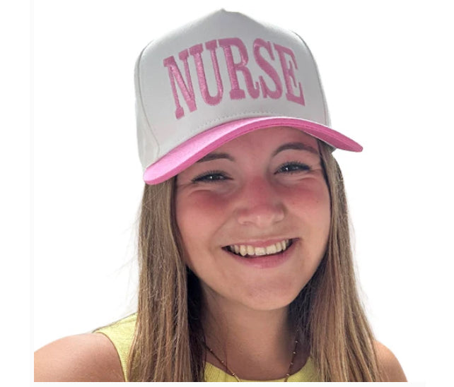 LULU MAC Pink Trucker Cap - Nurse