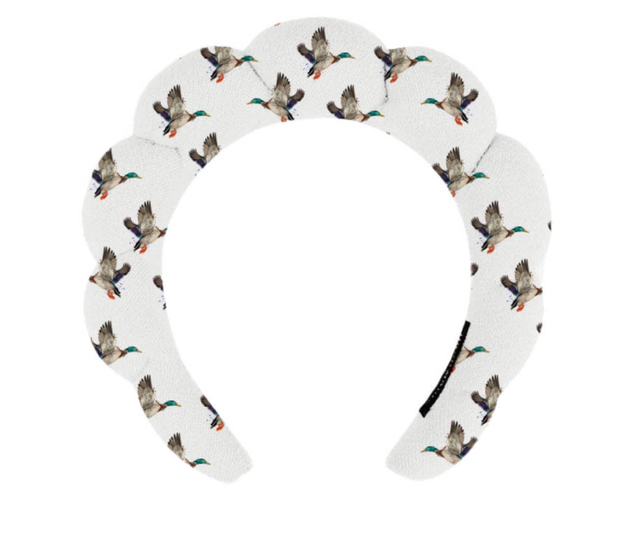 White Mallard Duck “Get Ready With Me” Skincare Headband
