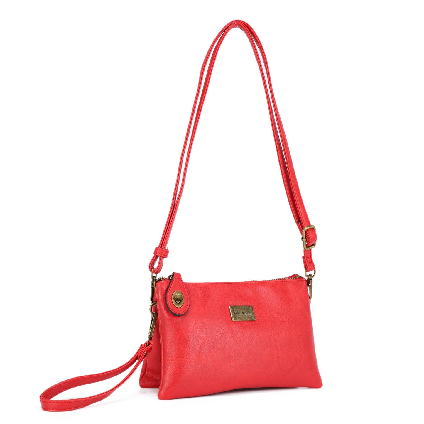 Ella 3311 cross-body and wristlet: Lt. Grey / Cross body - Liz Soto