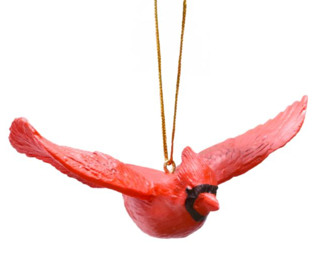 Flying Cardinal Ornament