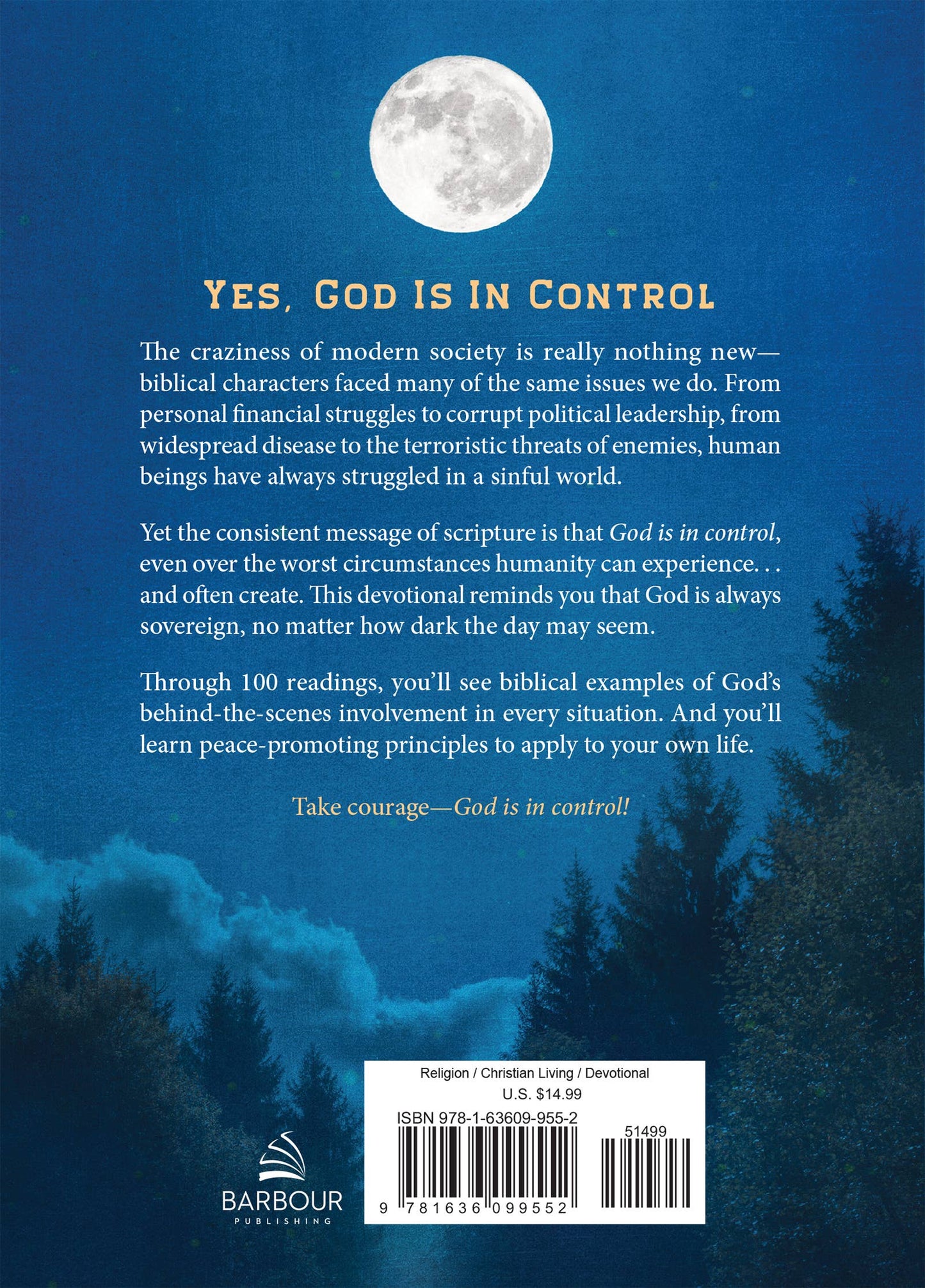 God Is in Control Devotions for Men