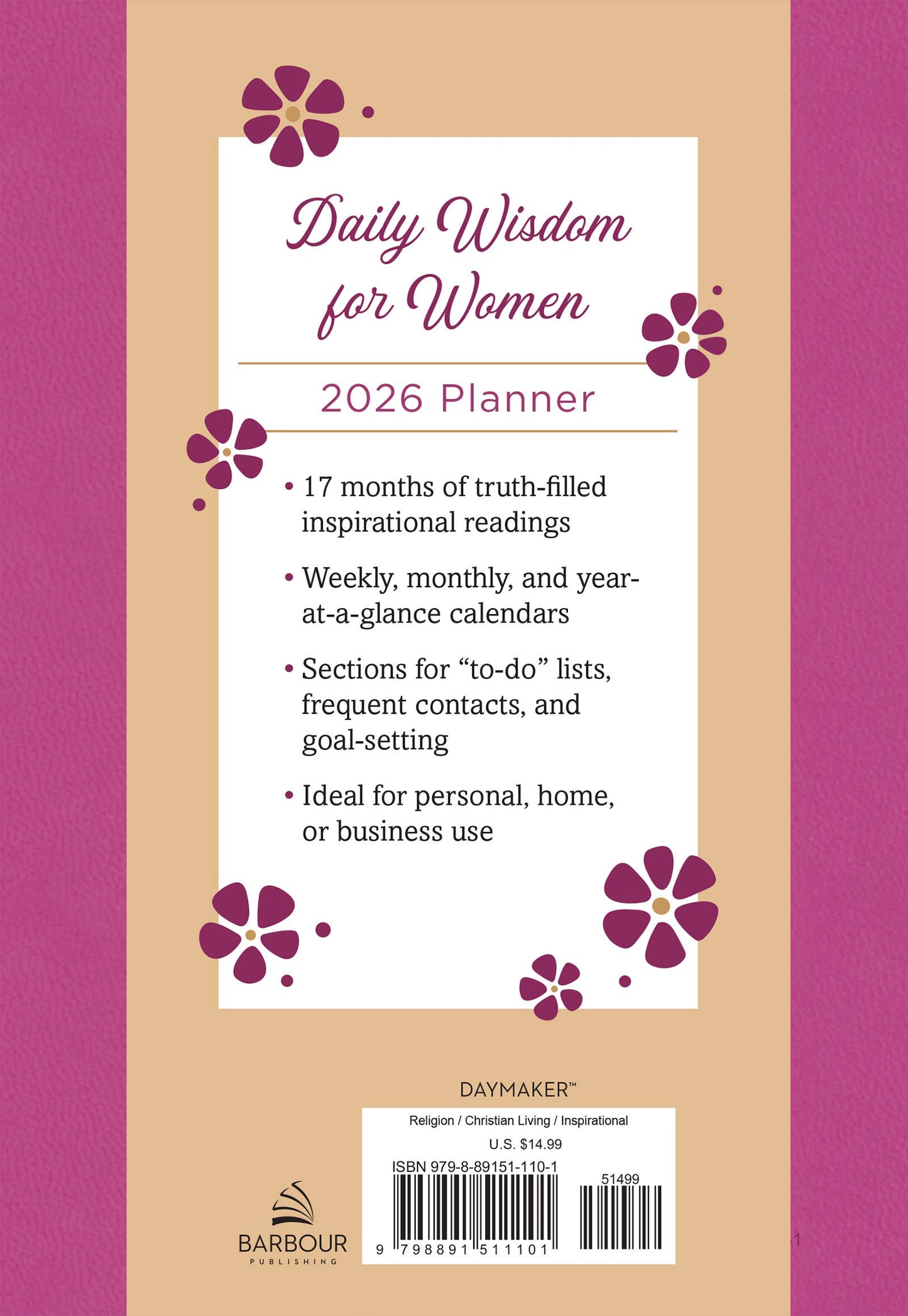 2026 Planner Daily Wisdom for Women