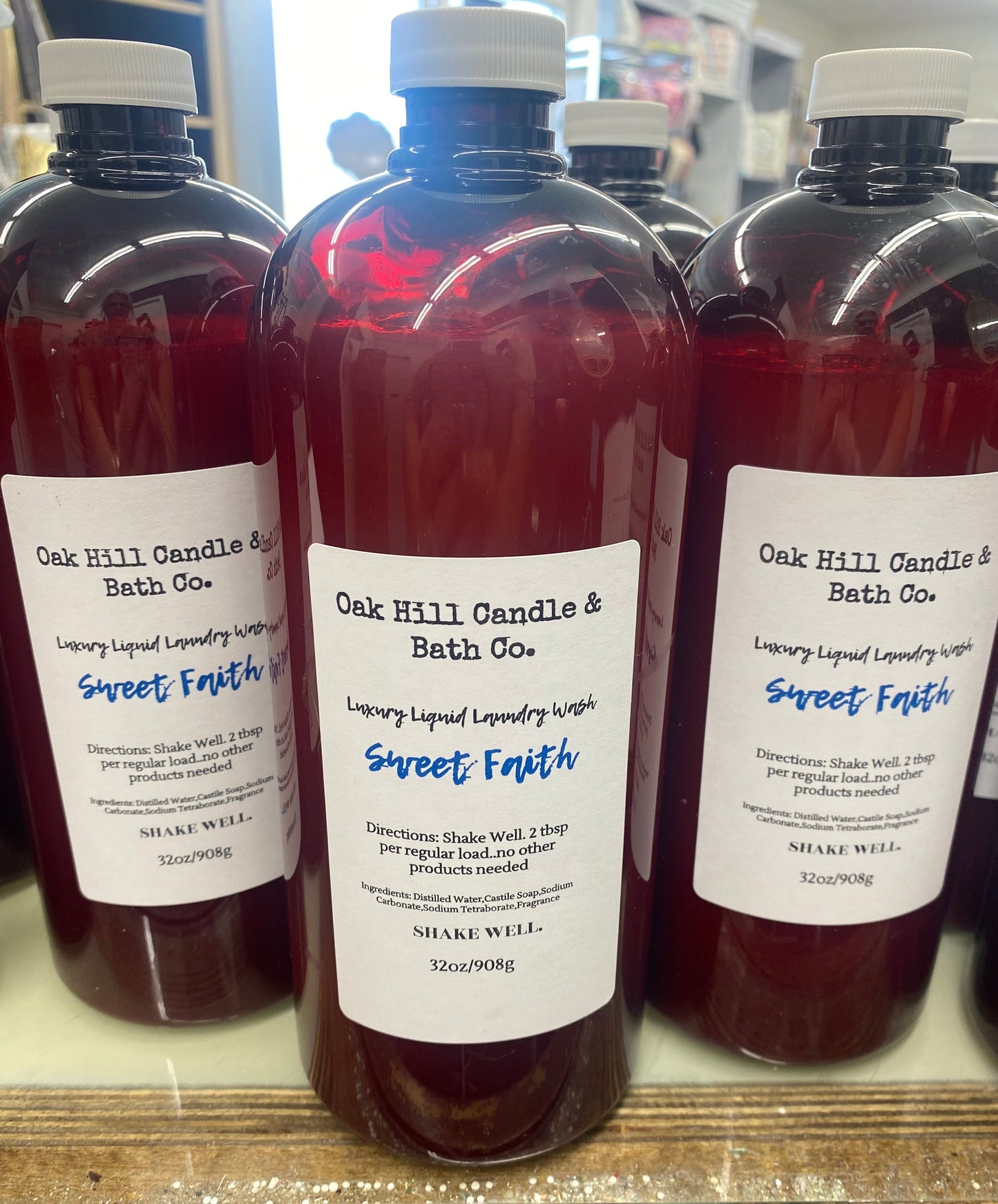 Luxury Liquid Laundry Wash 32 oz. - Oak Hill Candle & Bath Co.
