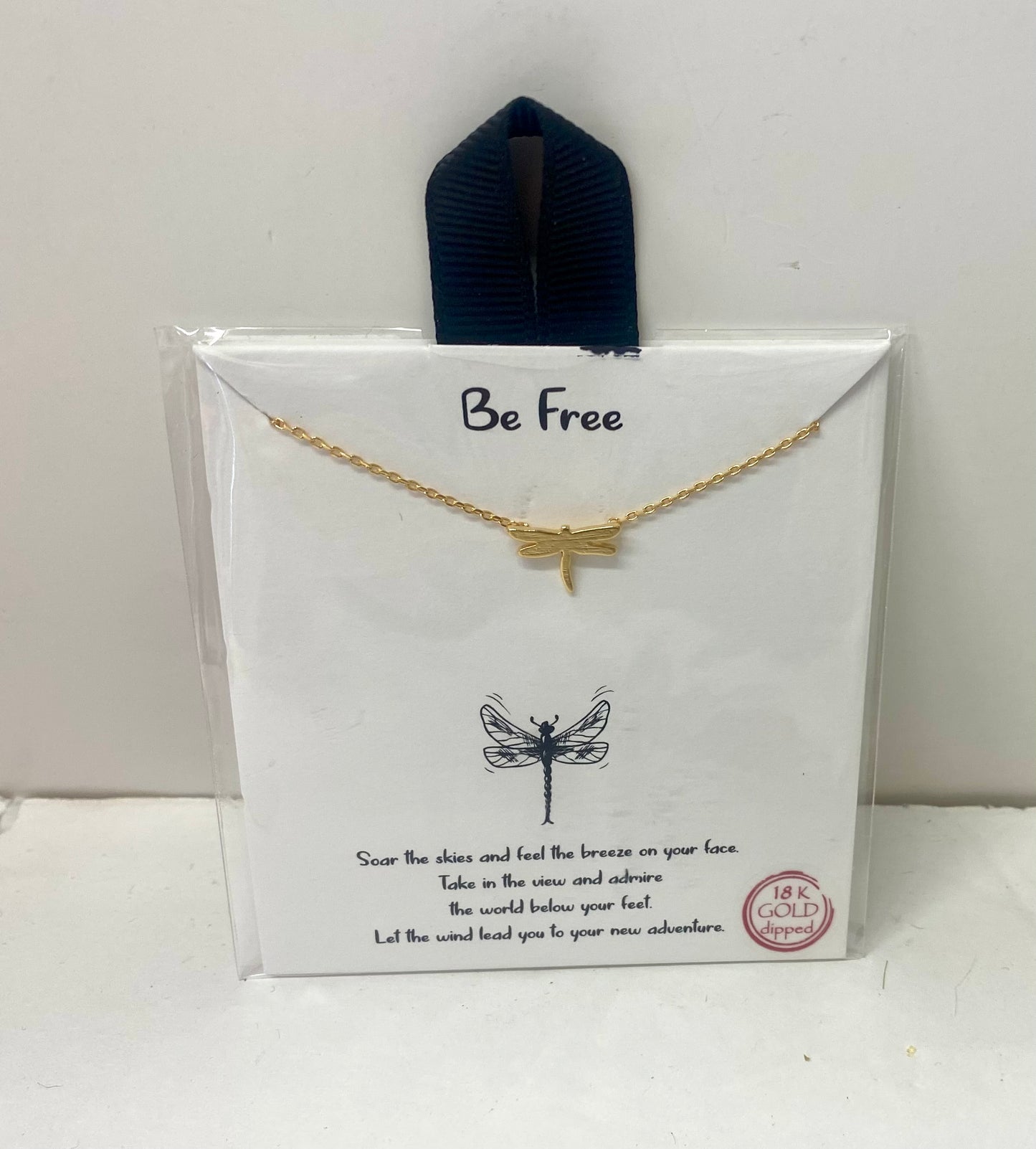 Dragonfly Gold Necklace