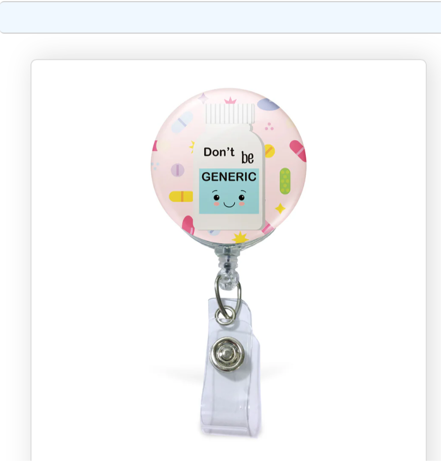 Don’t Be Generic - Badge Reel