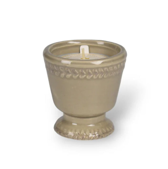 Bourbon Royalty 4oz French Provincial Candle (white)