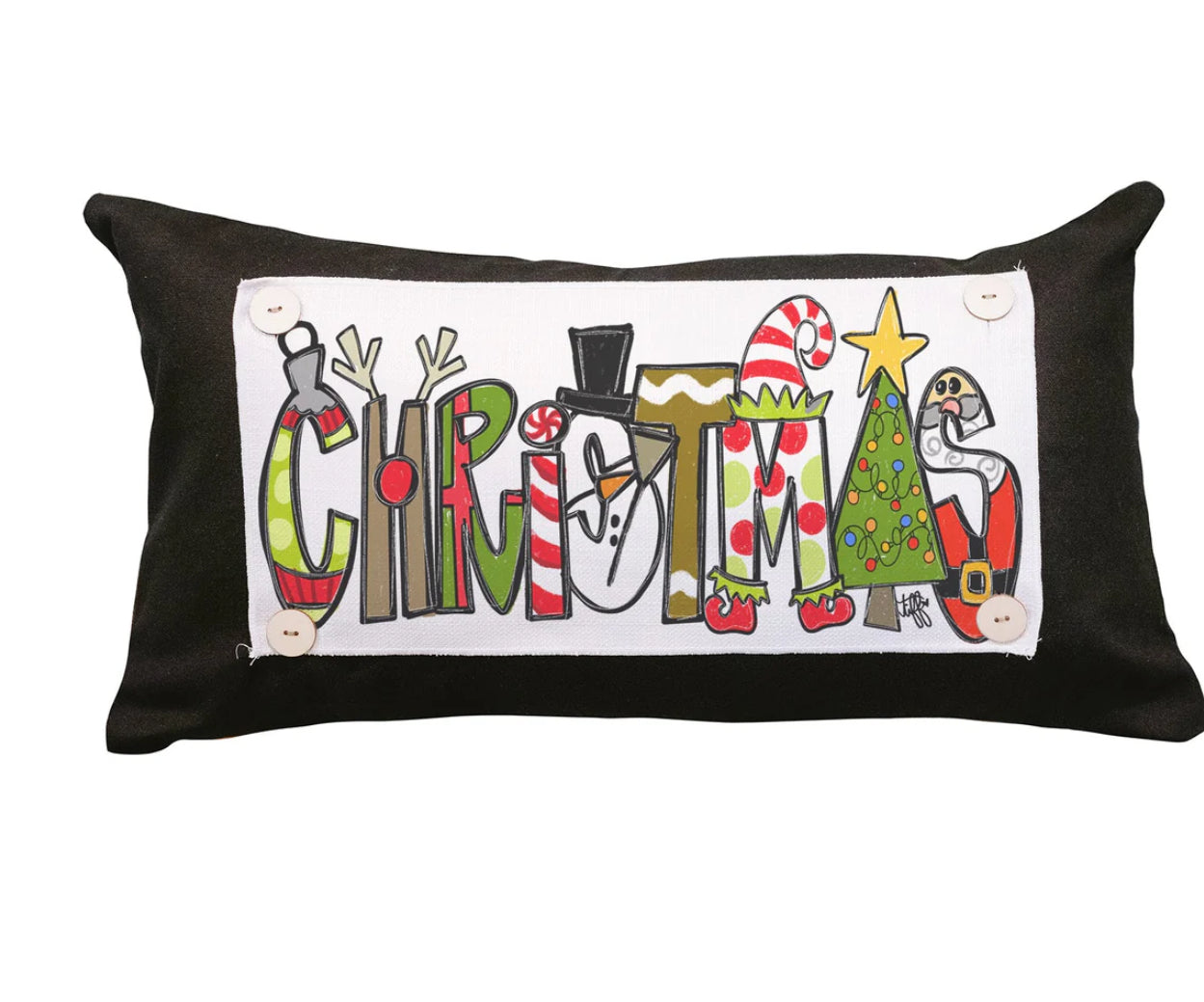 Christmas Pals Lumbar Pillow Swap - Luckybird