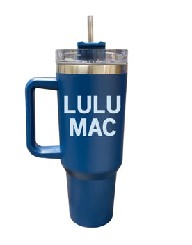 Lulu Mac Morgan 40oz Tumbler Navy
