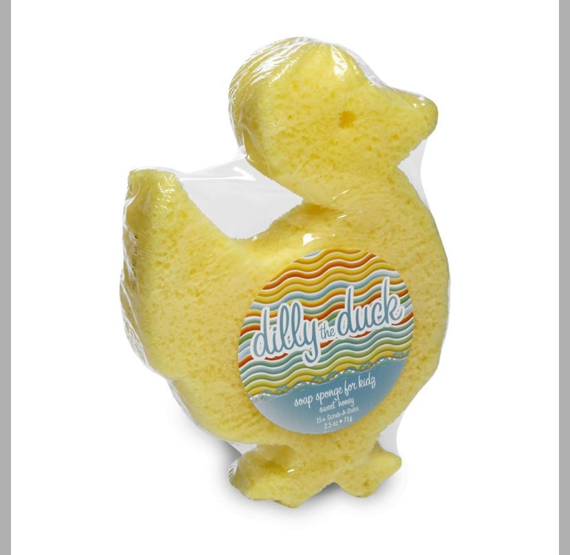 Dilly the Duck Soap Sponge for Kids - Caren