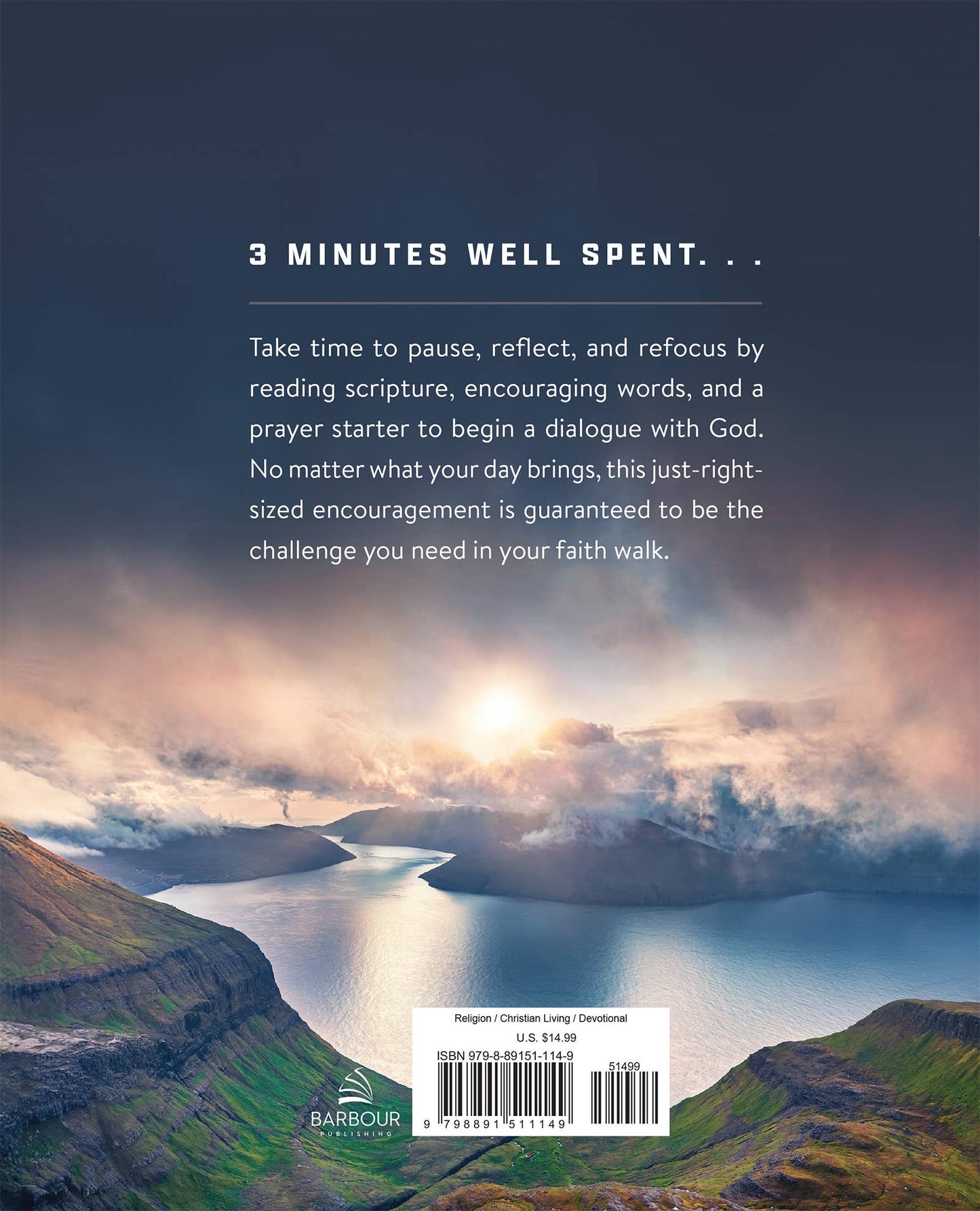 3-Minute Devotions for Men Large Print