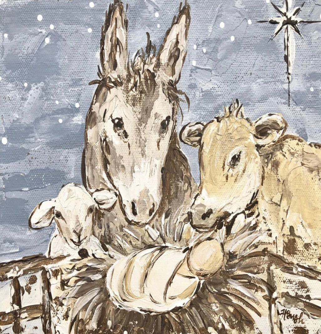 Jesus & Friends Square Pillow Swap - Luckybird