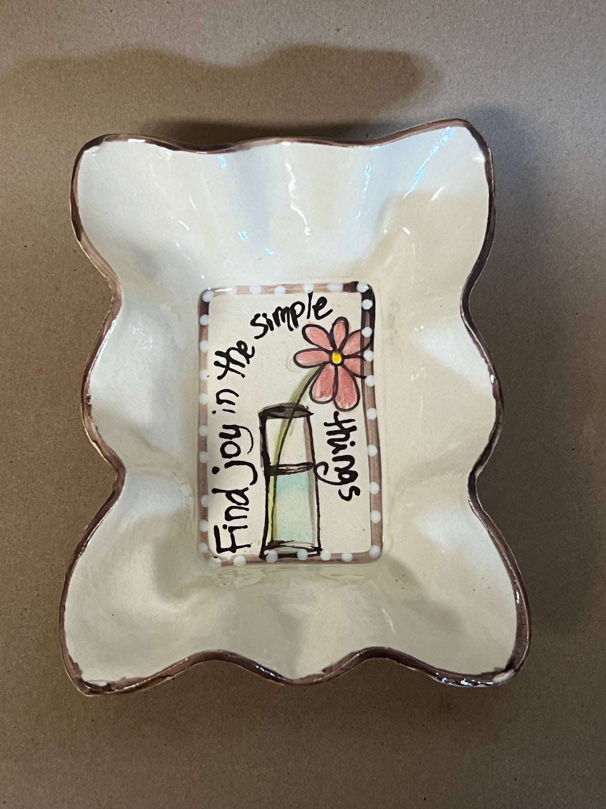 Friendship Bowl ("Find joy in the simple things")