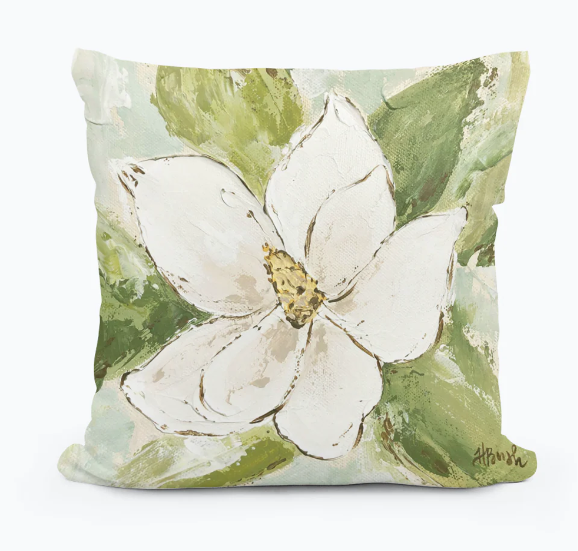 Haley Magnolia Pillow 12x12