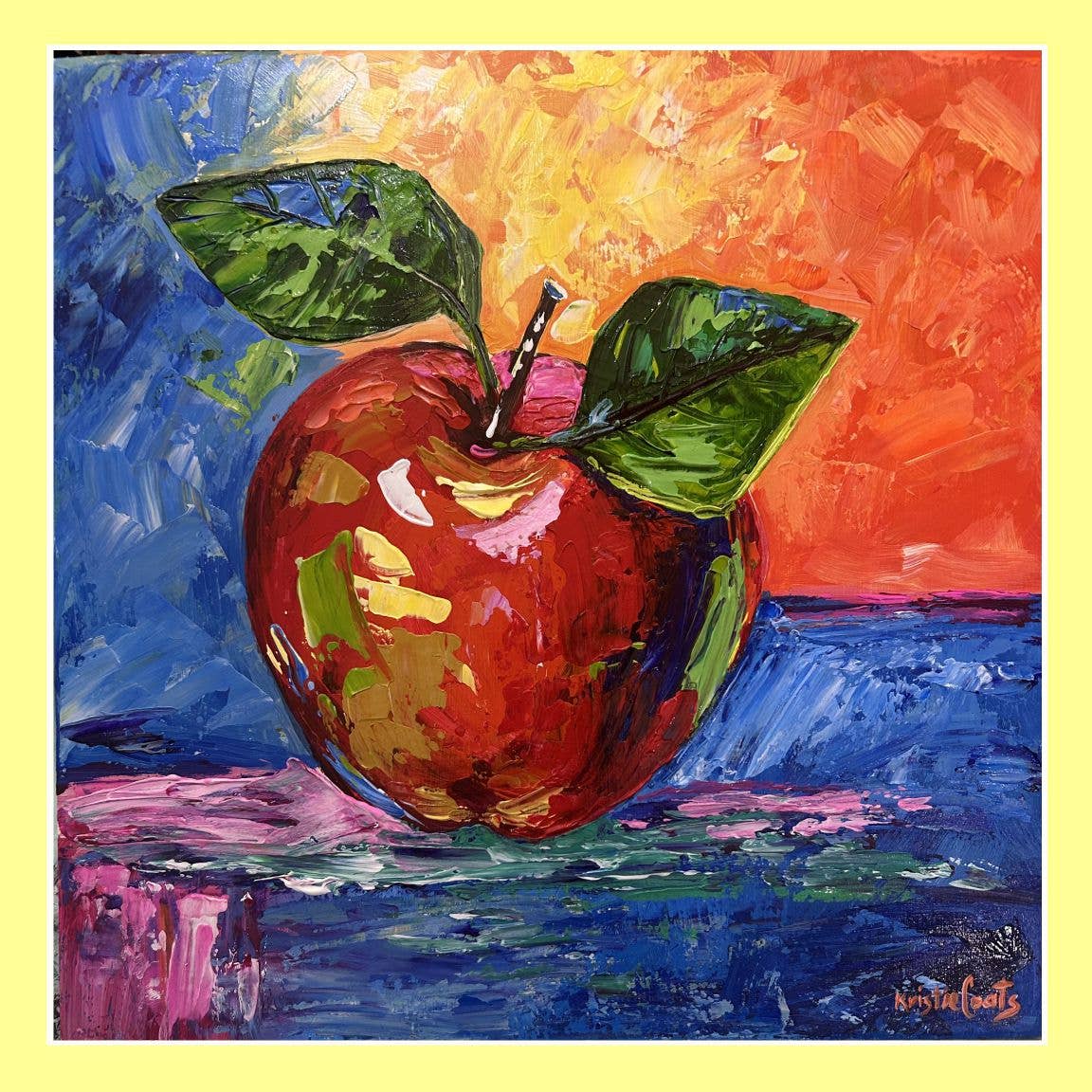 Kristies Apple Square Pillow Swap