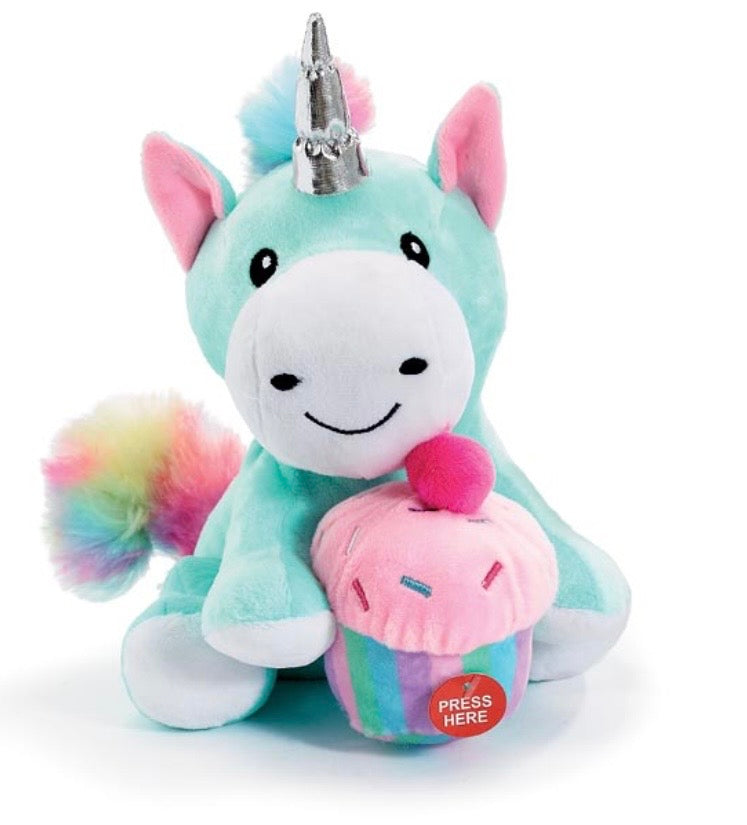 Musical Birthday Unicorn w/ Cupcake