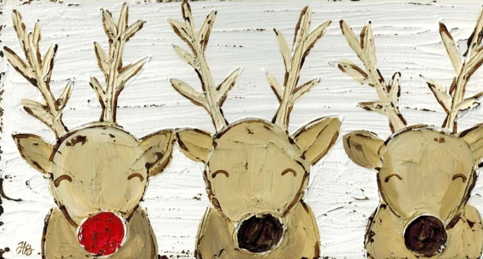 Rudolph & Pals Lumbar Pillow Swap- Luckybird