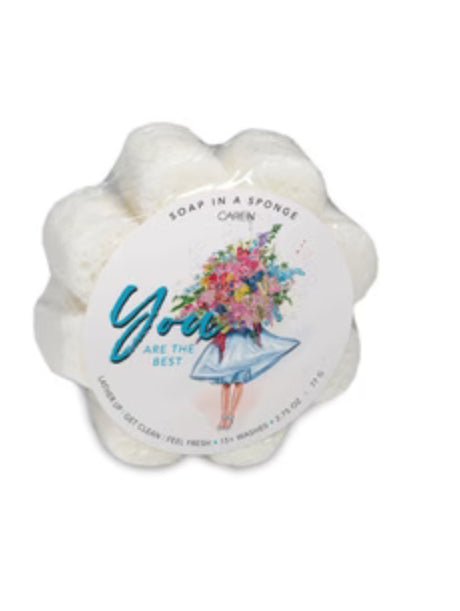 Soap in A Sponge provides - You are The Best - Caren Products