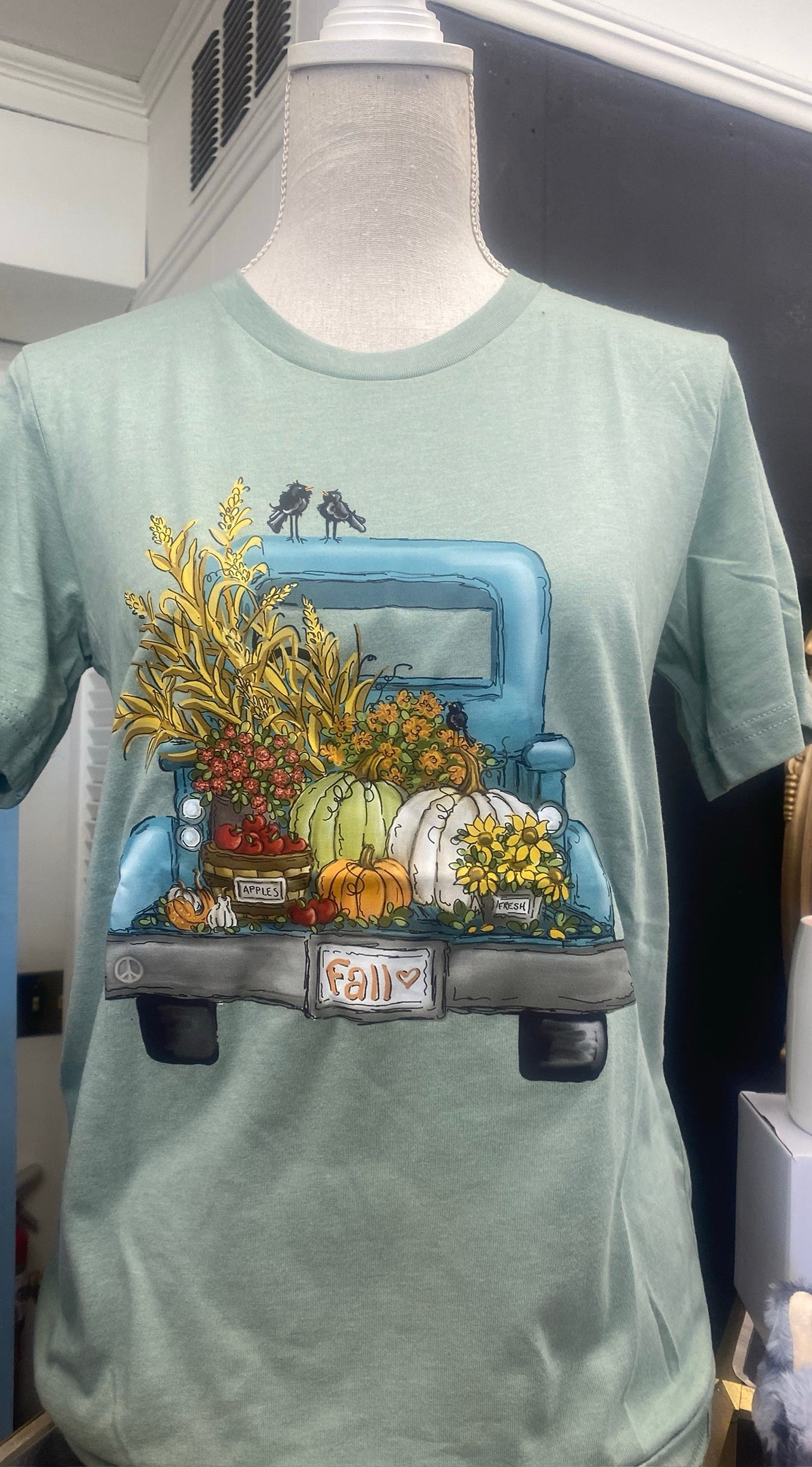 Fall Vintage Truck Tee: 3X