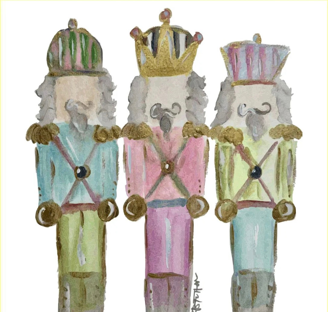 Bridgette Pastel Nutcrackers Square Pillow Swap - Luckybird