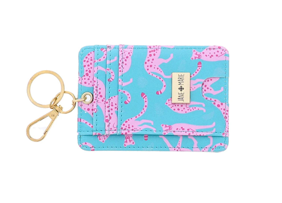 On The Move Card Holder Keychain - Jane Marie
