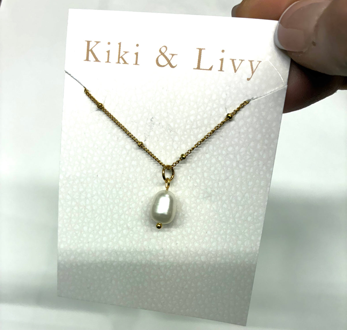 Single Strand Pearl Necklace