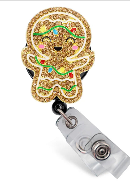 Gingerbread Man Sparkle & Shine - Badge Reel