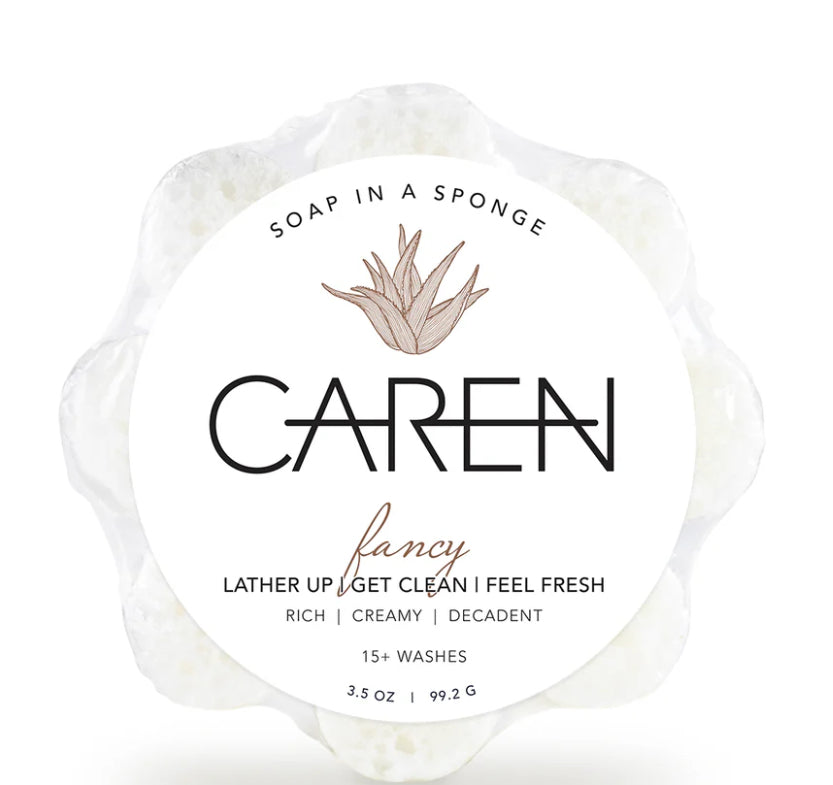 Soap In a Sponge provides- Fancy Caren Products