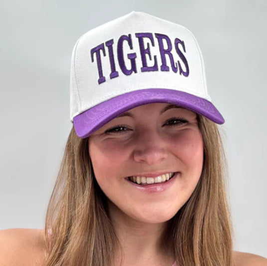 Lulu Mac Trucker Cap Tigers - Deep Purple