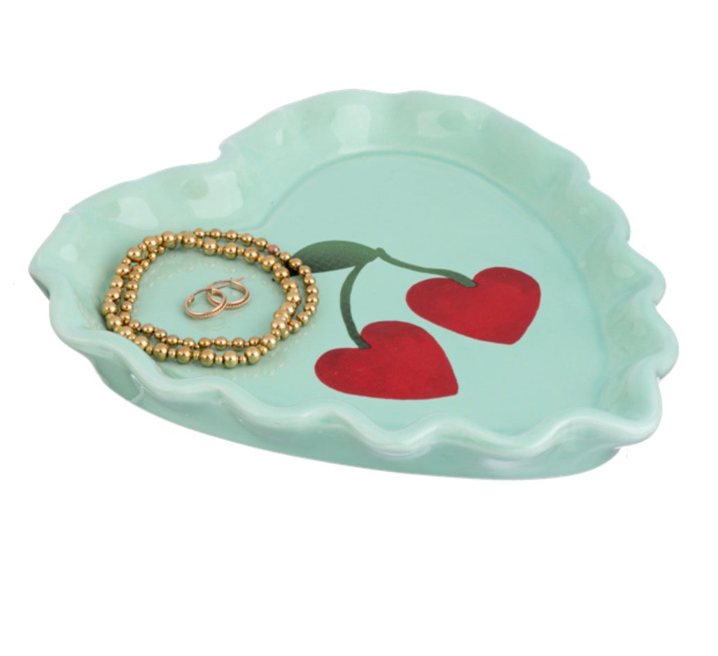 Cherry Heart Trinket Dish