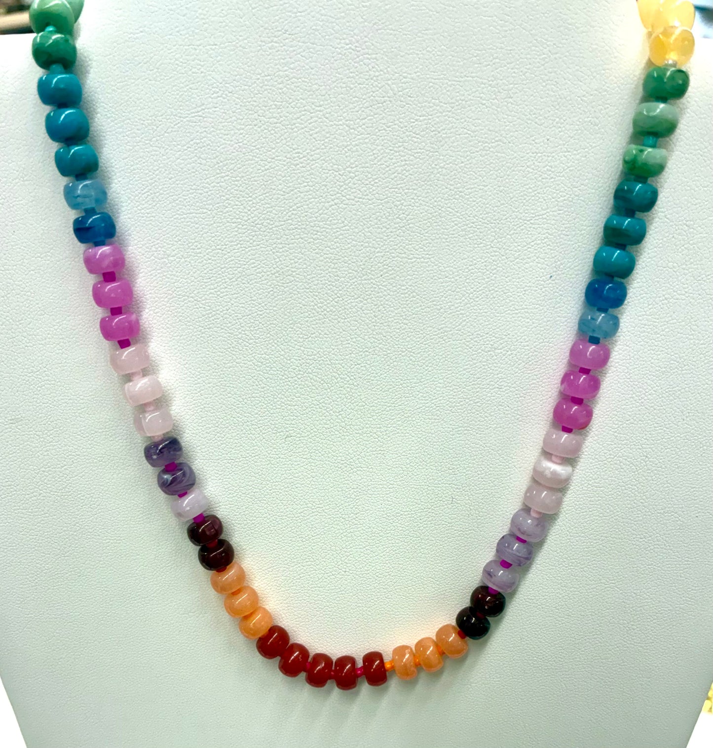 Multicolor Candy Beaded Necklace / Bracelet