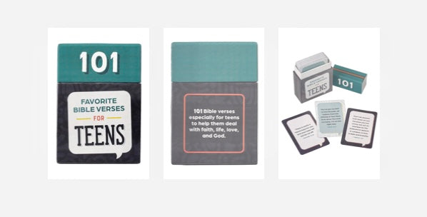 101 Favorite Bible Verses For Teens / Devotion Cards