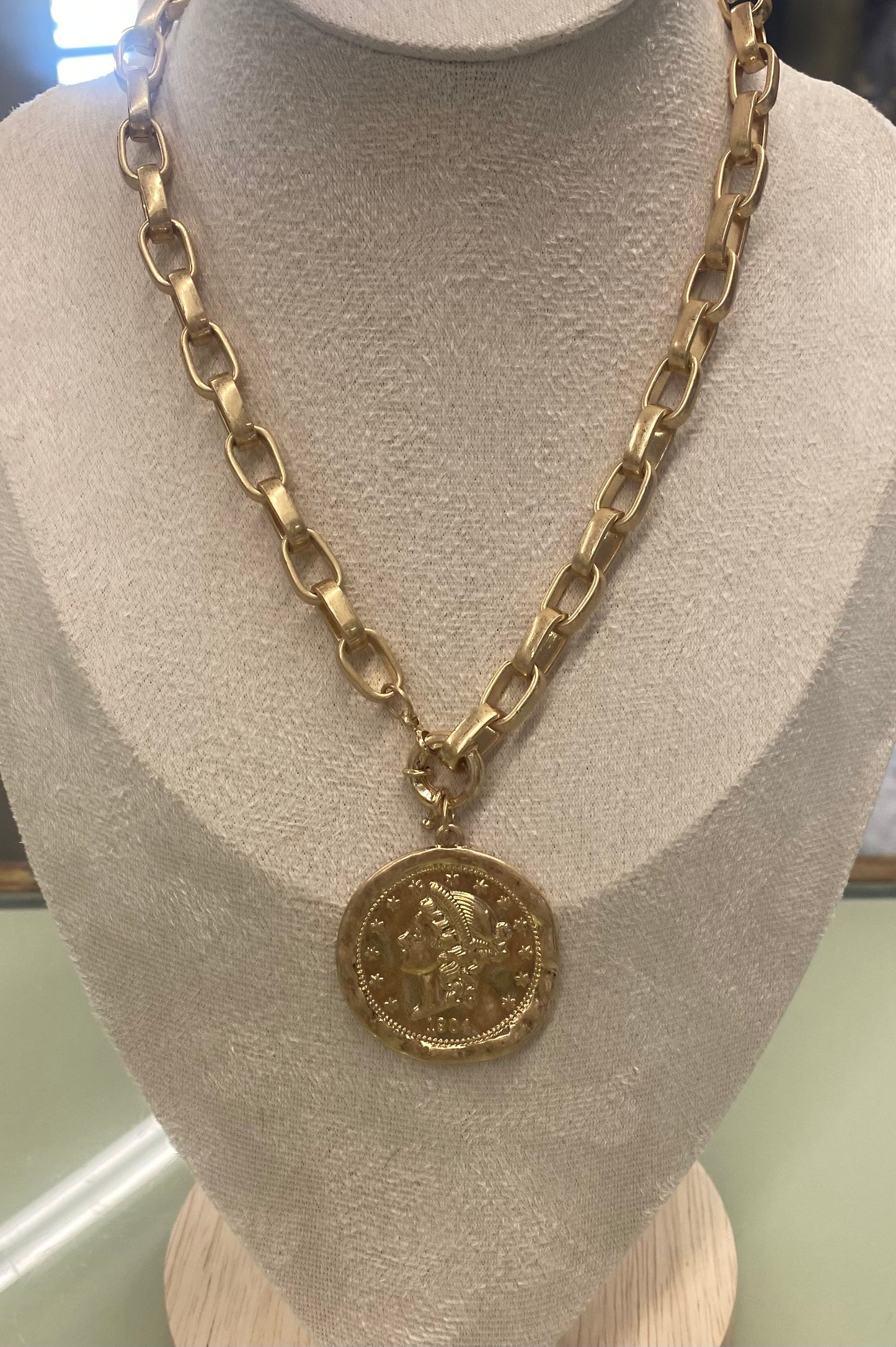 Gold Coin Necklace