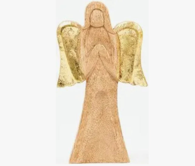 Wood Angel Large - Mary Square