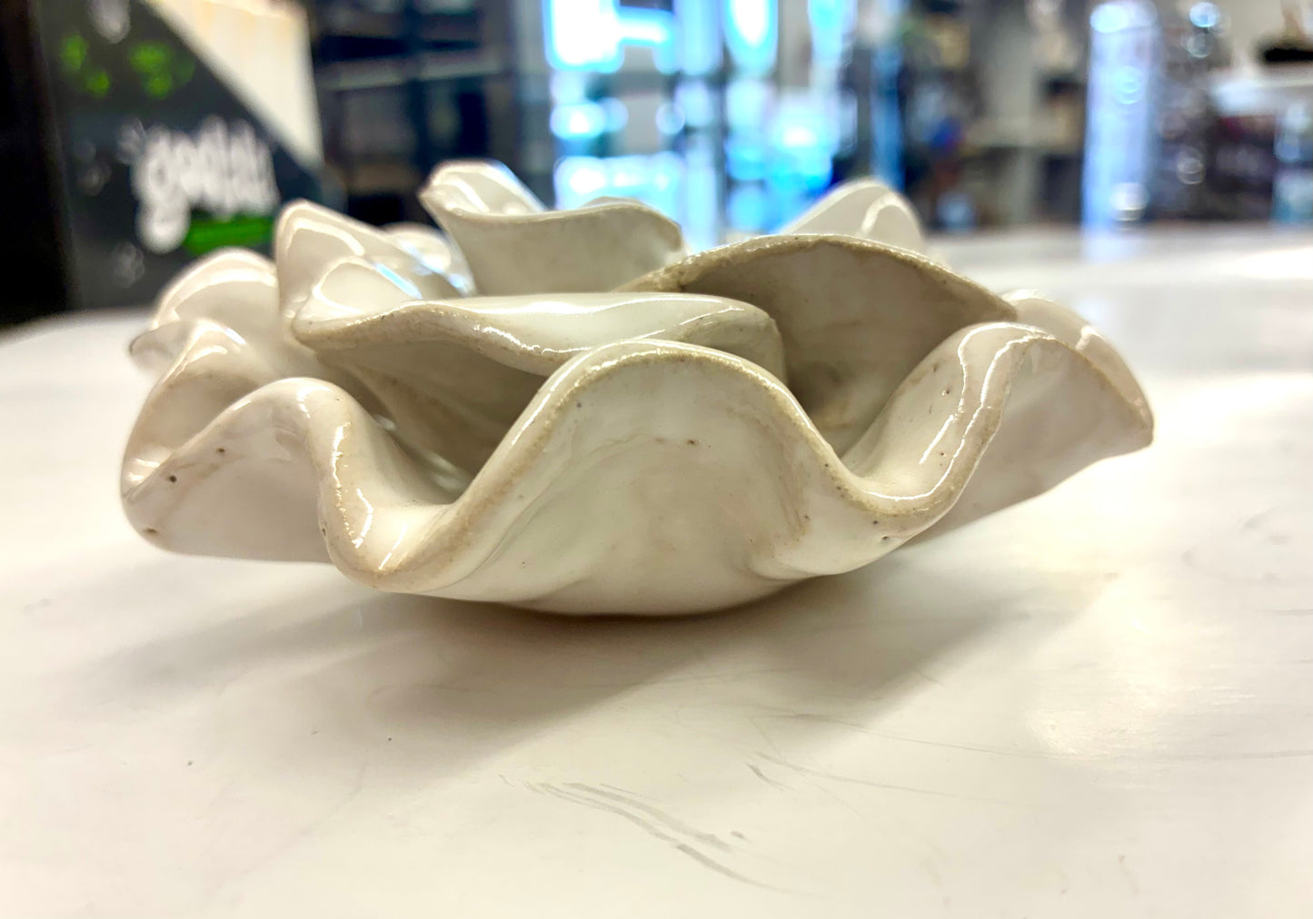 White Rose 4.5 x 4.5” - Tab Boren Pottery