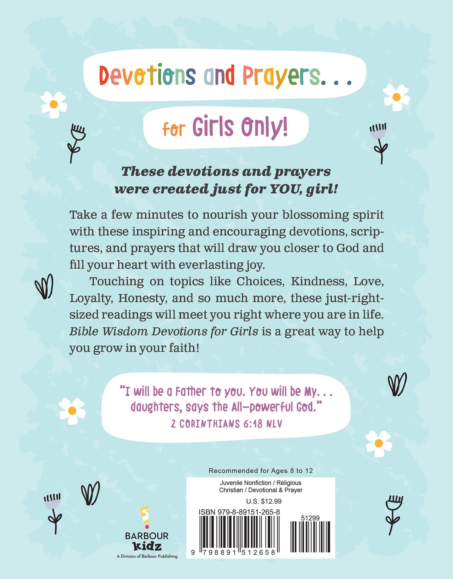 Bible Wisdom Devotions for Girls
