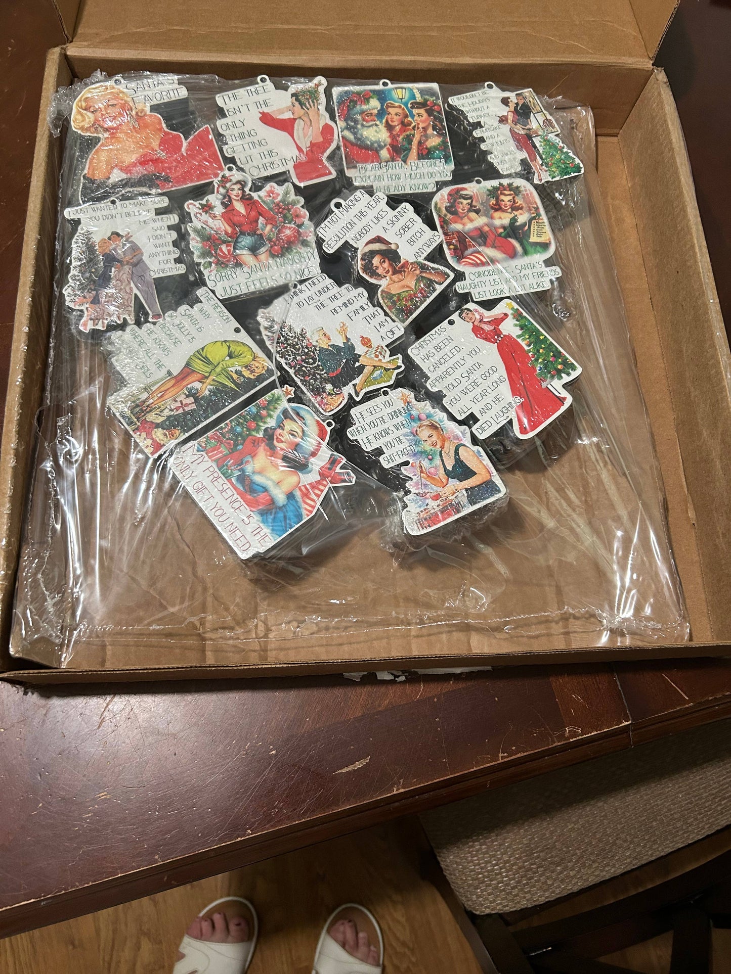 Sassy Girl, Christmas Ornament, It wouldn't be the holidays