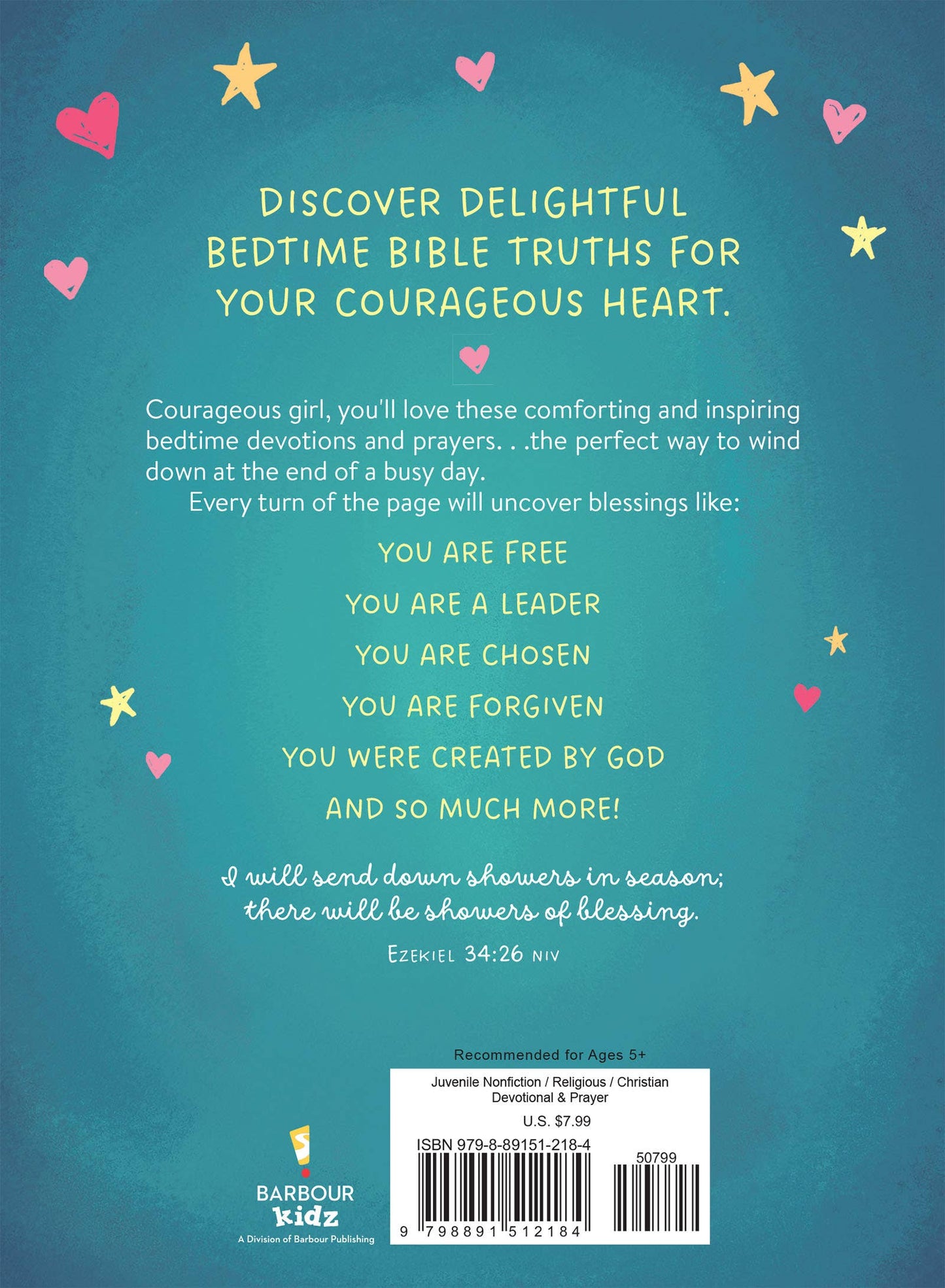 Bedtime Blessings and Prayers for Courageous Girls