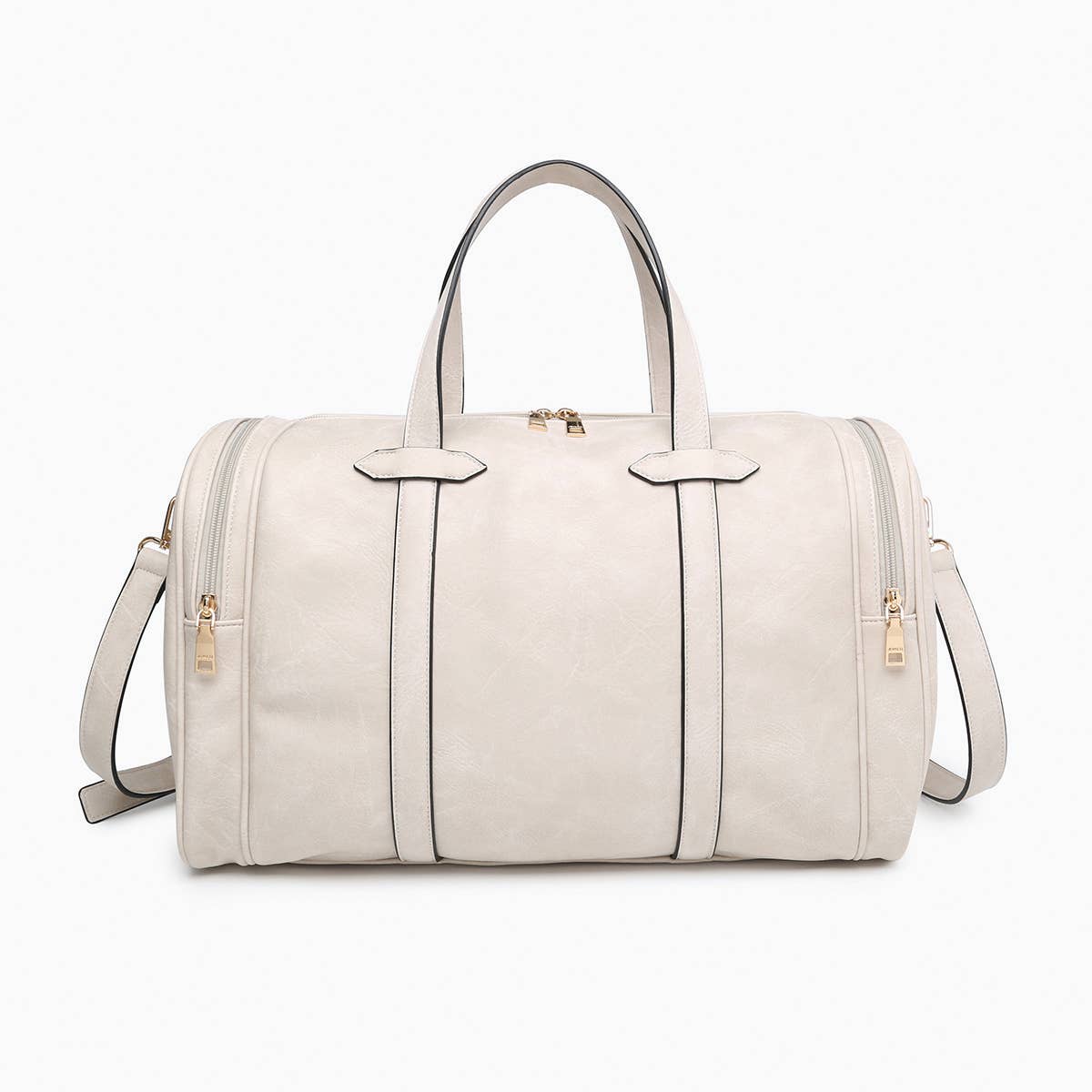 M2281 Ruth Duffle/Weekender w/ Trolley Sleeve: Taupe