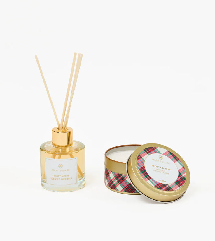 Candle Reed Diffuser Set - Frosty Myrrh - Mary Square