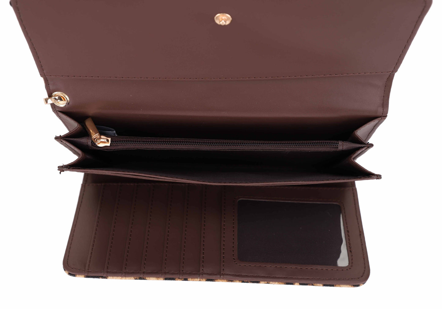 Grace Leopard Long Wallet
