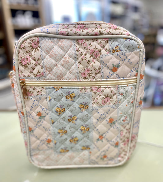 Quilted Bible Cover - Quilt Floral Pattern