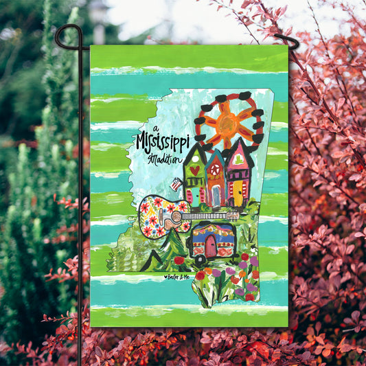 A Mississippi Tradition Garden Flag - Baxter & Me