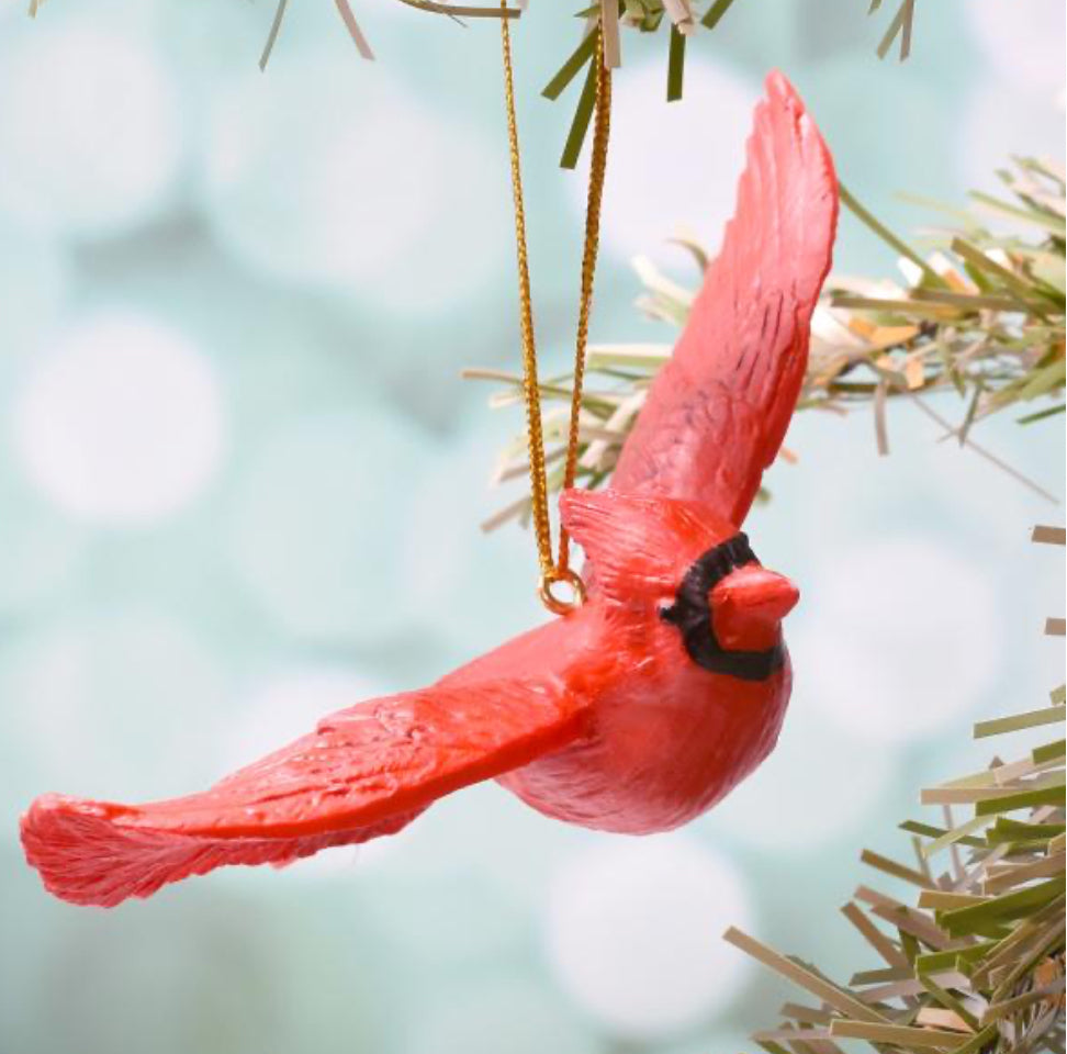 Flying Cardinal Ornament