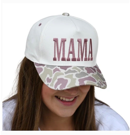 LULU MAC Mama Light Camo Trucker Cap