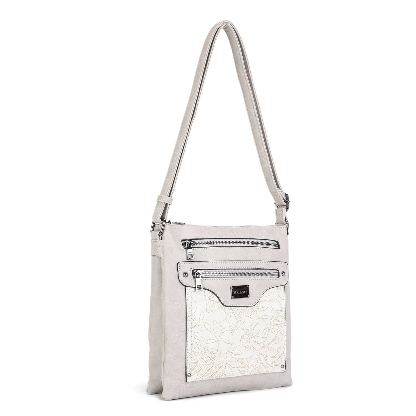 Jessica 3305 Crossbody: Bone - Liz Soto