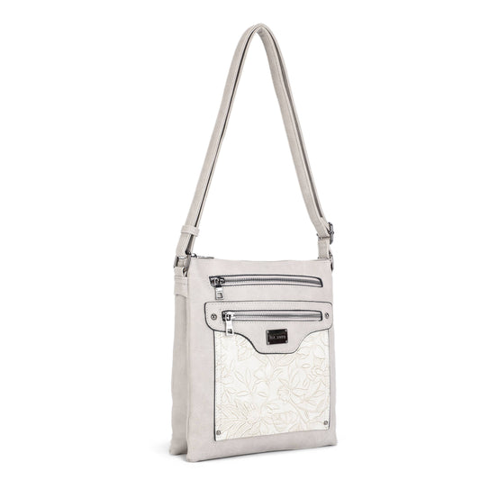 Jessica 3305 Crossbody: Bone - Liz Soto